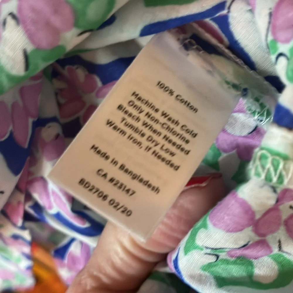 Talbots featherweight cotton blouse - Picture 4 of 5